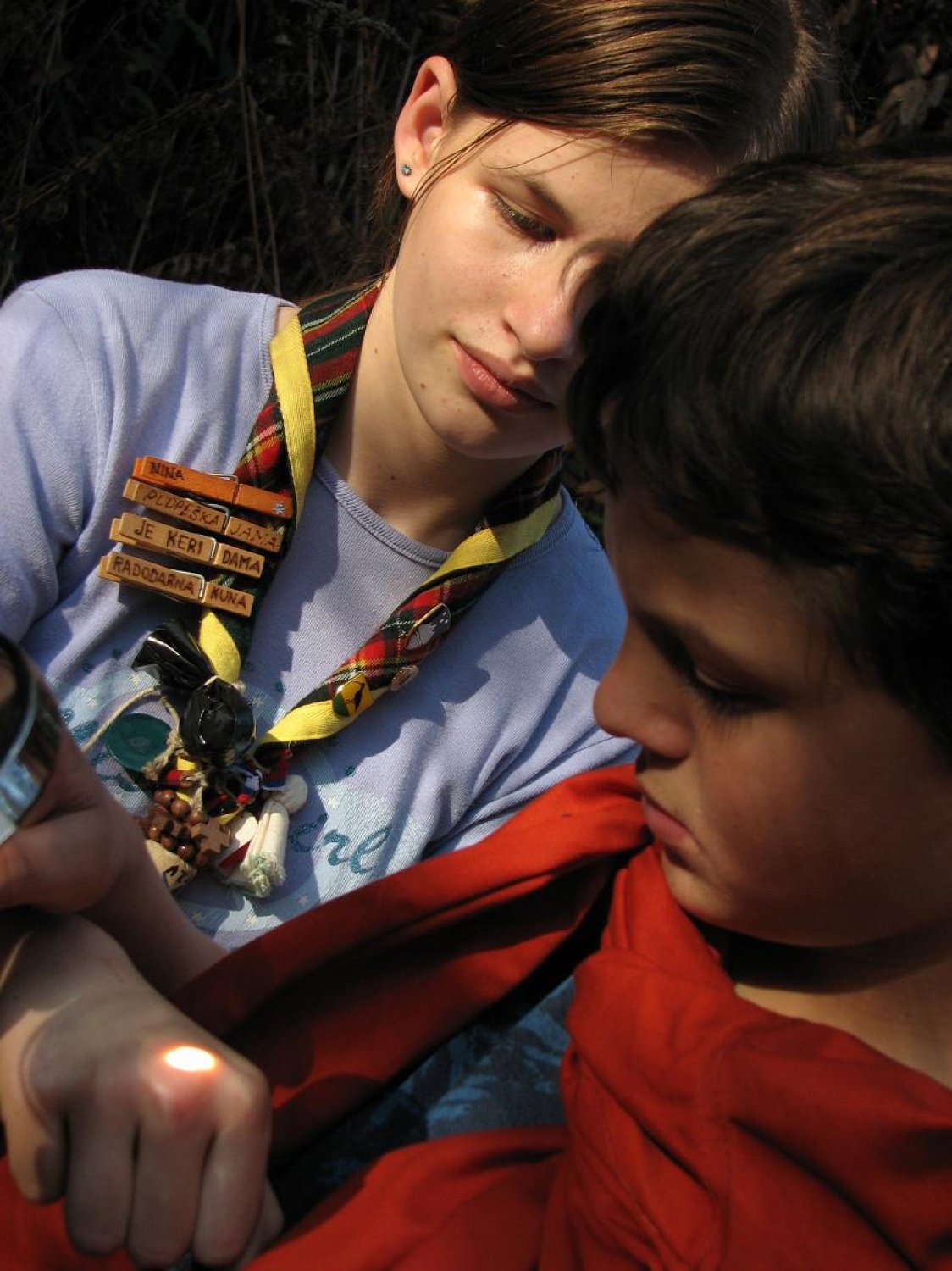 Izhod vodnikov čete Škotskih koliščarjev