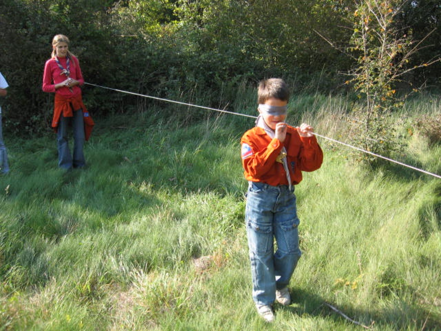 Skavt je vztrajen in pogumen...