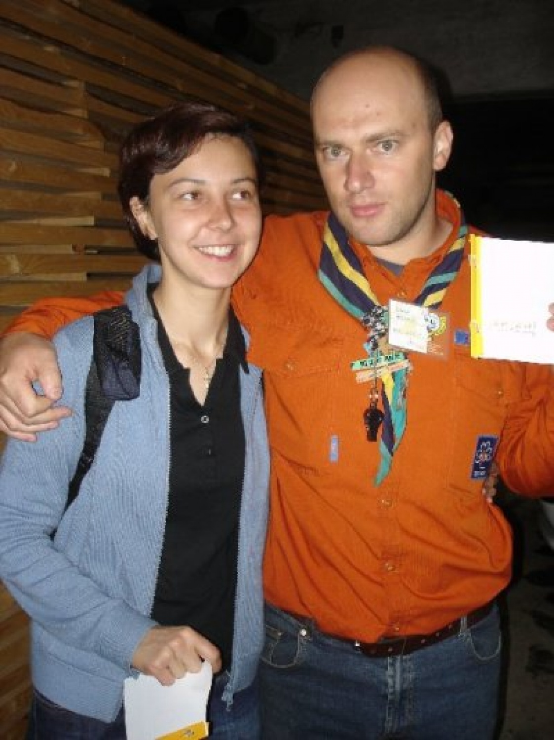 nekdanja stegovodja - Karli in Damjan