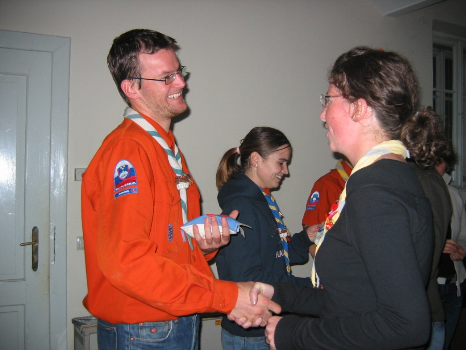 Utirnki z usposabljanja.