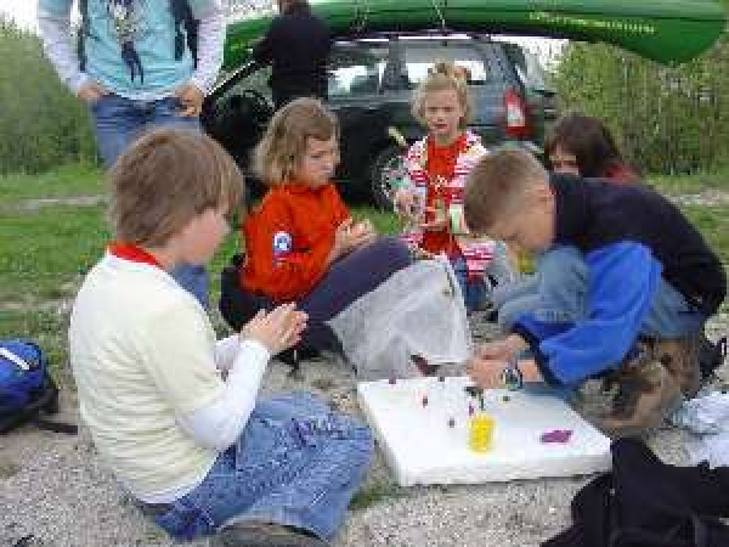 volčiči sestavljajo ladjice