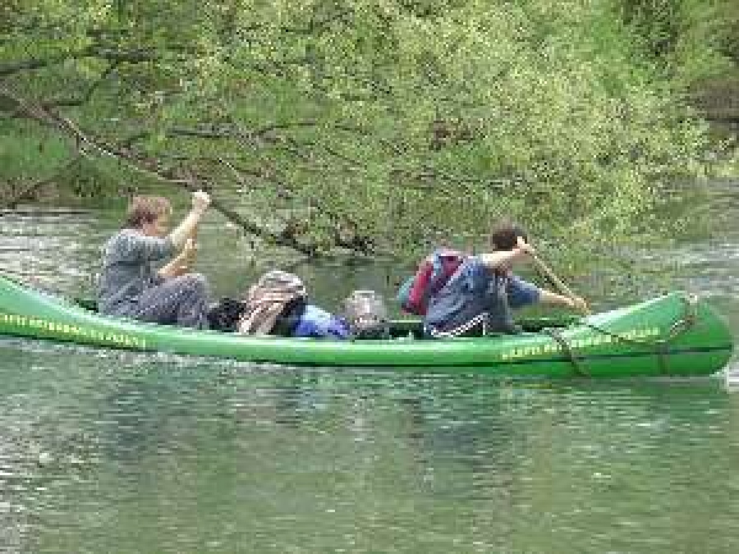 s kanujem preko Unice