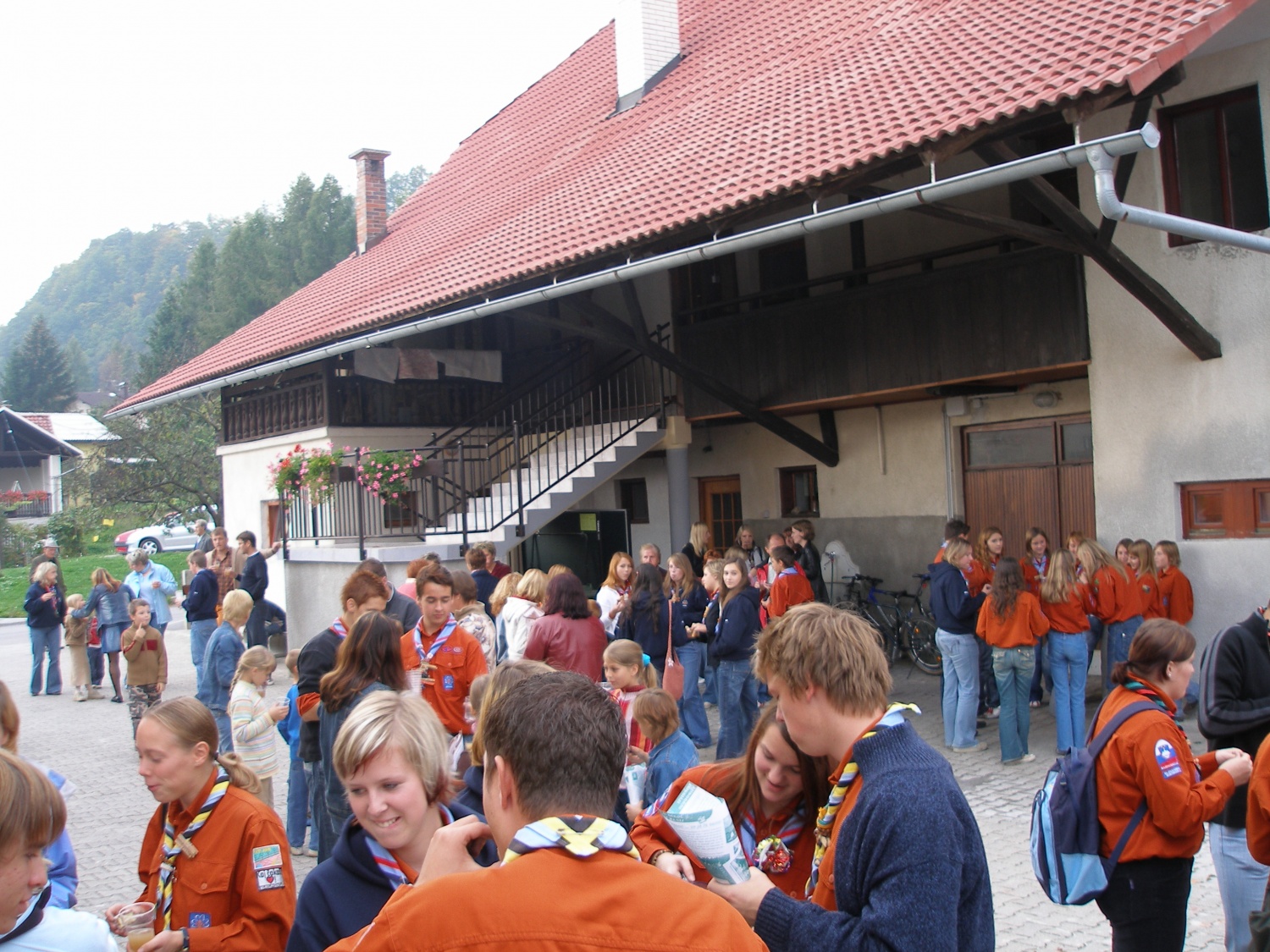 Slike iz praznovanje pete obletnice skavtstva v Mozirju