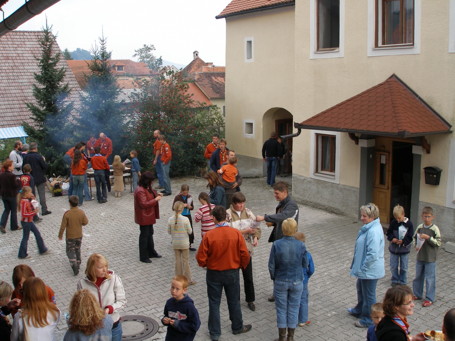 Slike iz praznovanje pete obletnice skavtstva v Mozirju
