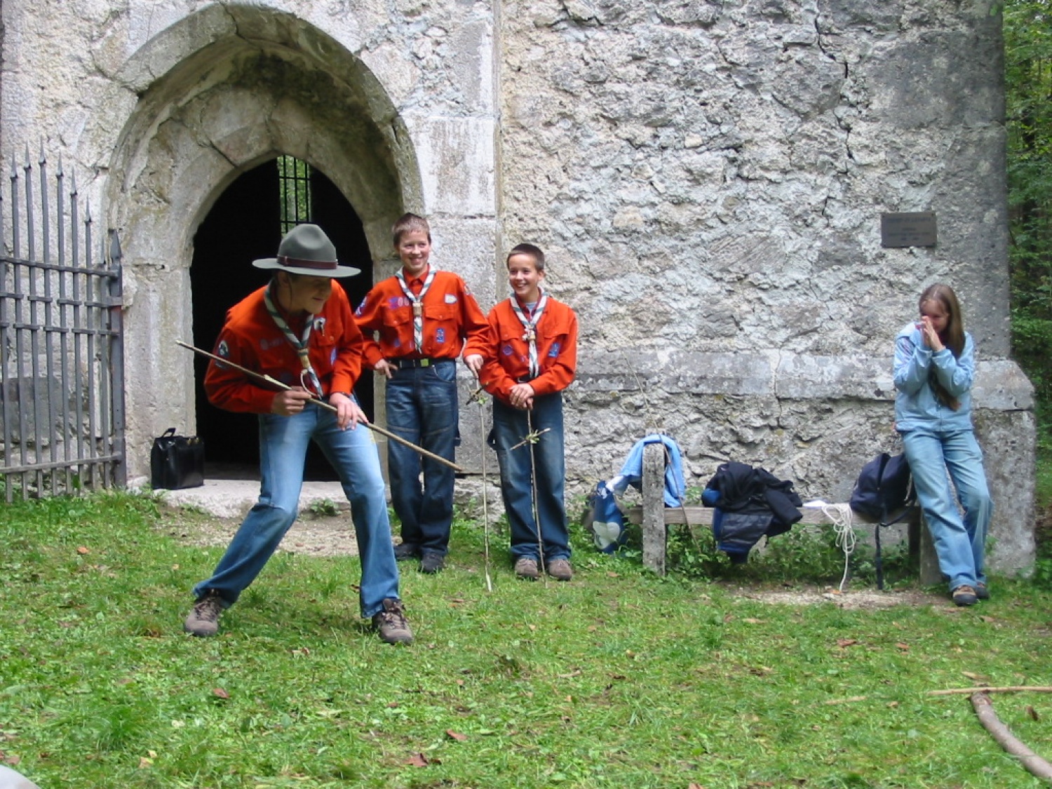 Baden-Powell na lovu za merjascem