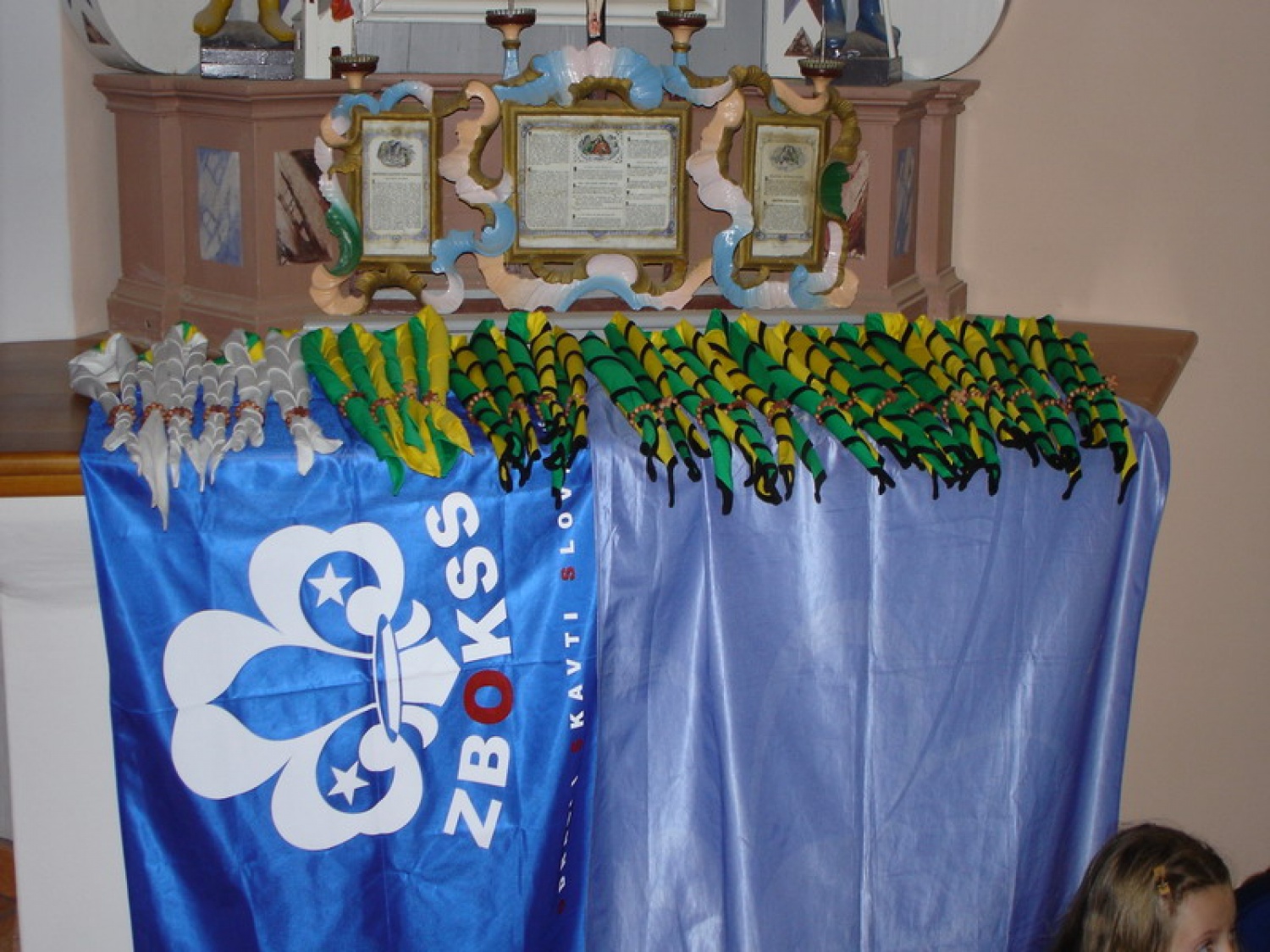 Skupne obljube ZBOKSS Škofja Loka in steg Škofja Loka 1