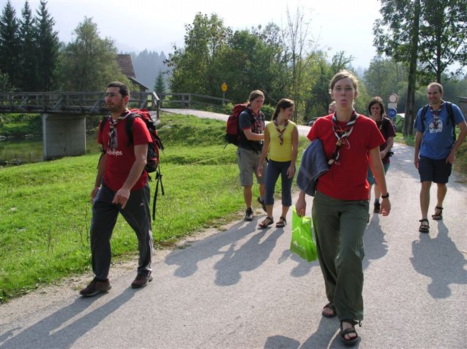 na poti do Bohinjskega jezera