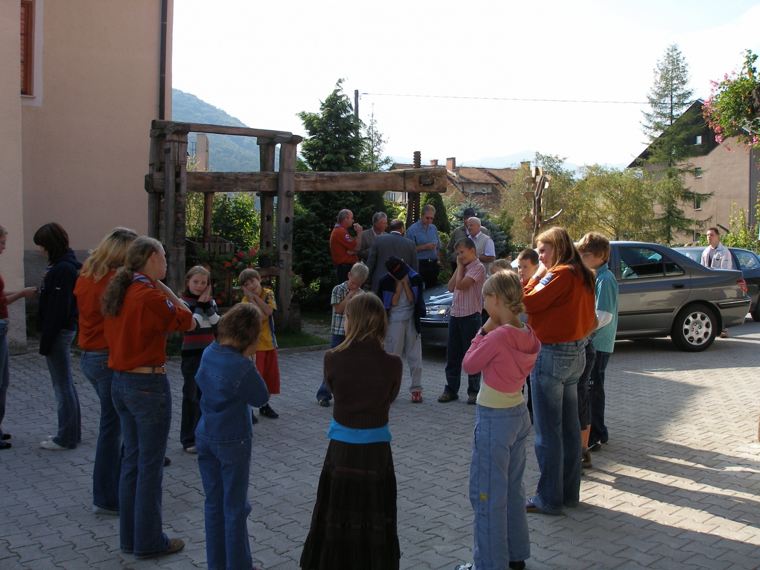 Sodelovanje pri maši ter uvodno srečanje veje VV