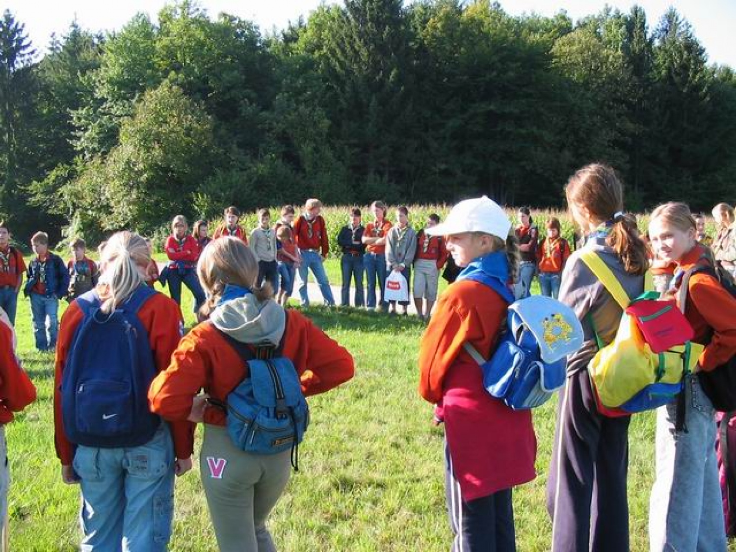 Zbrali smo se v krogu - 60 skavtov...