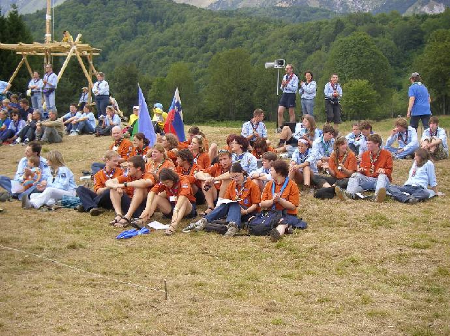 potepanje novomeškega klana na jamboreeju 2006 skupaj z zamejskimi popotniki