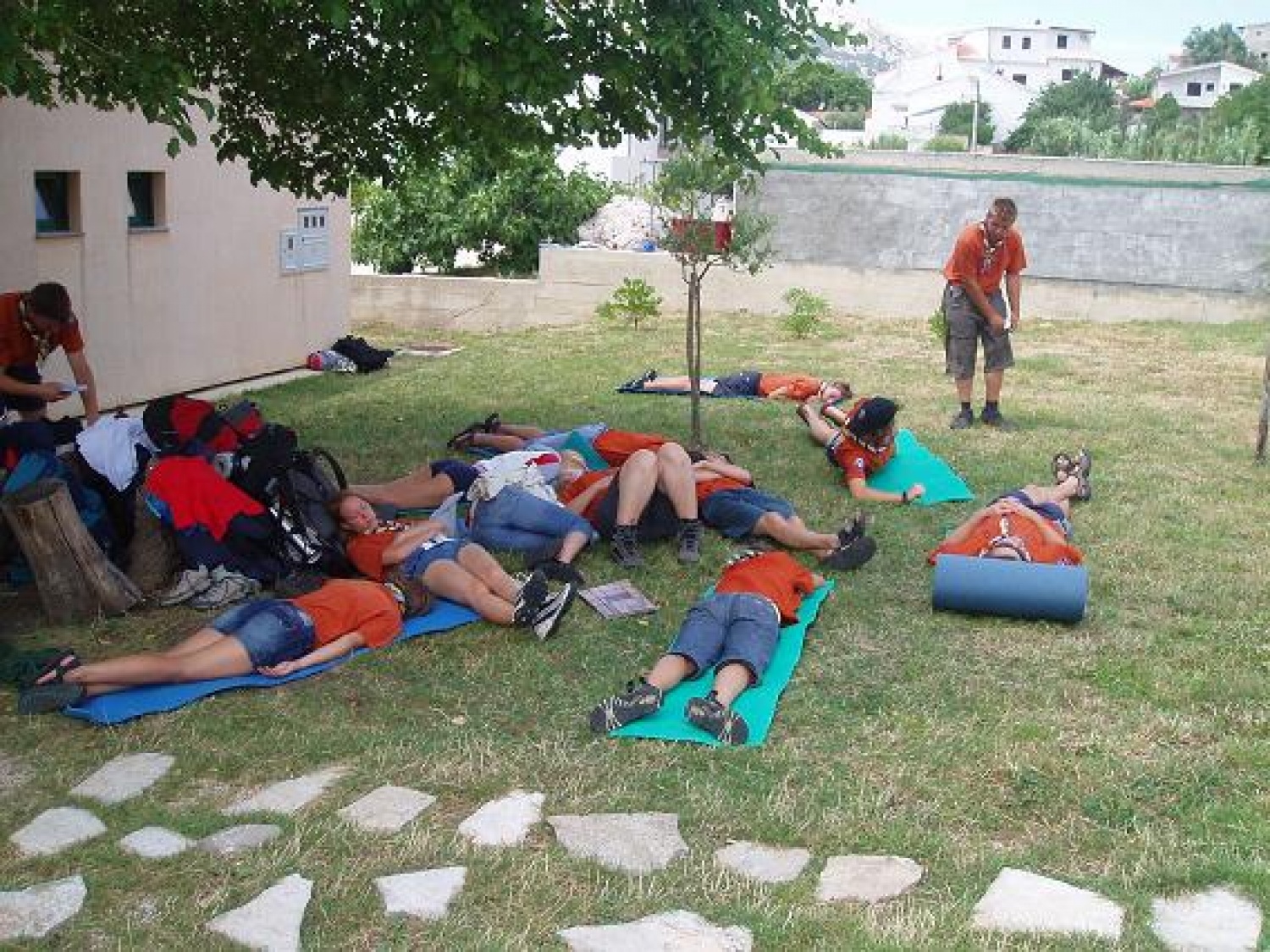 počitek, po naporni poti