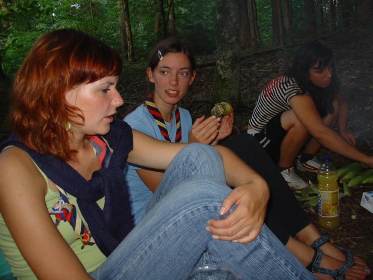 malo hrenovk, koruze, mafinov, idiličen prostorček ob potočku