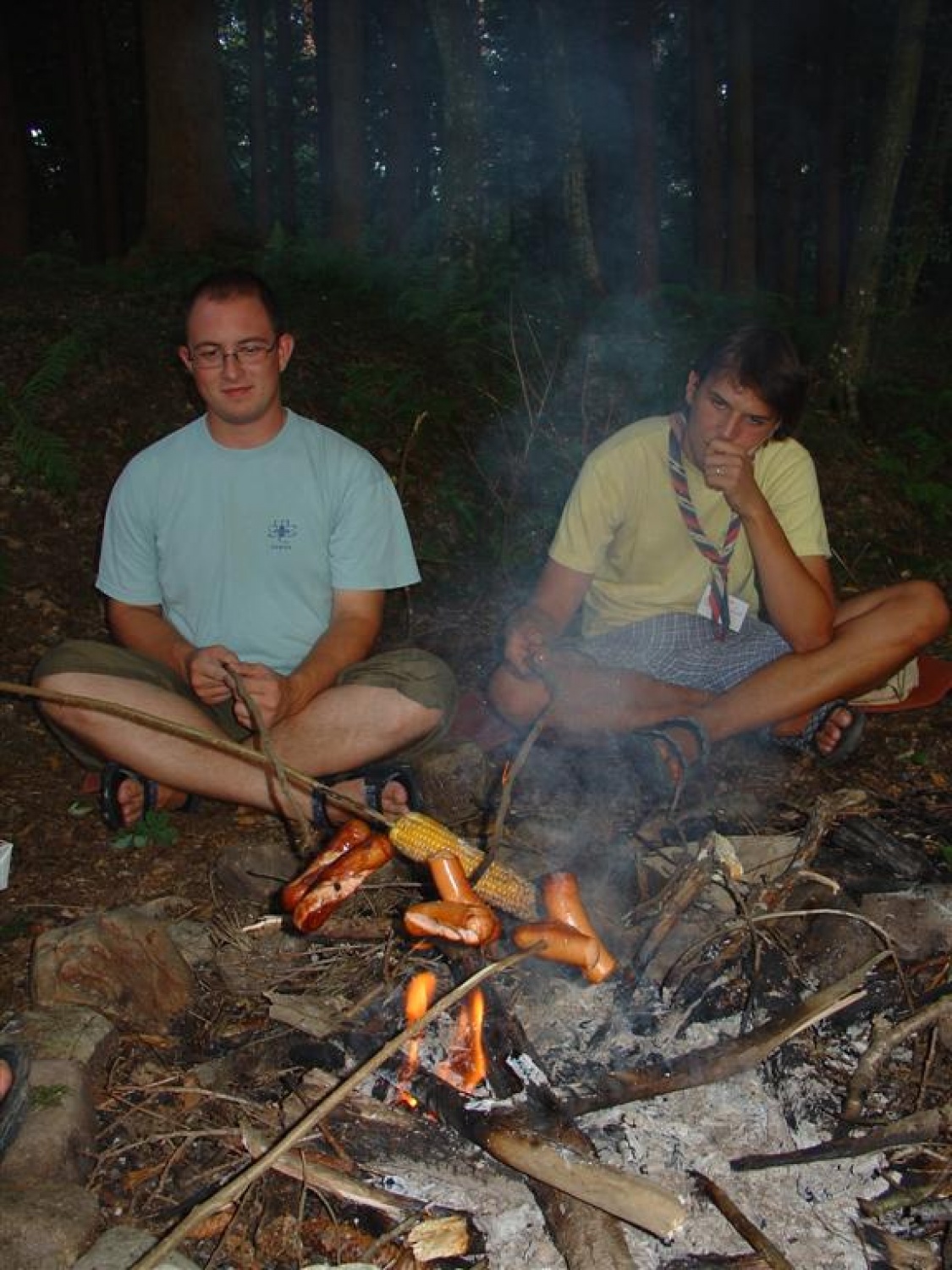 malo hrenovk, koruze, mafinov, idiličen prostorček ob potočku