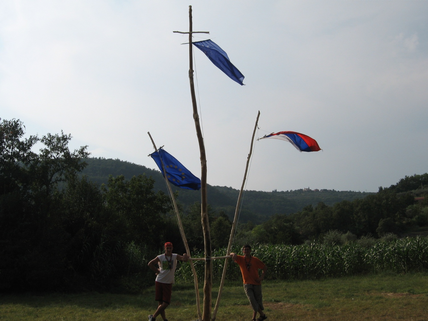 Utrinki iz našega tabora.