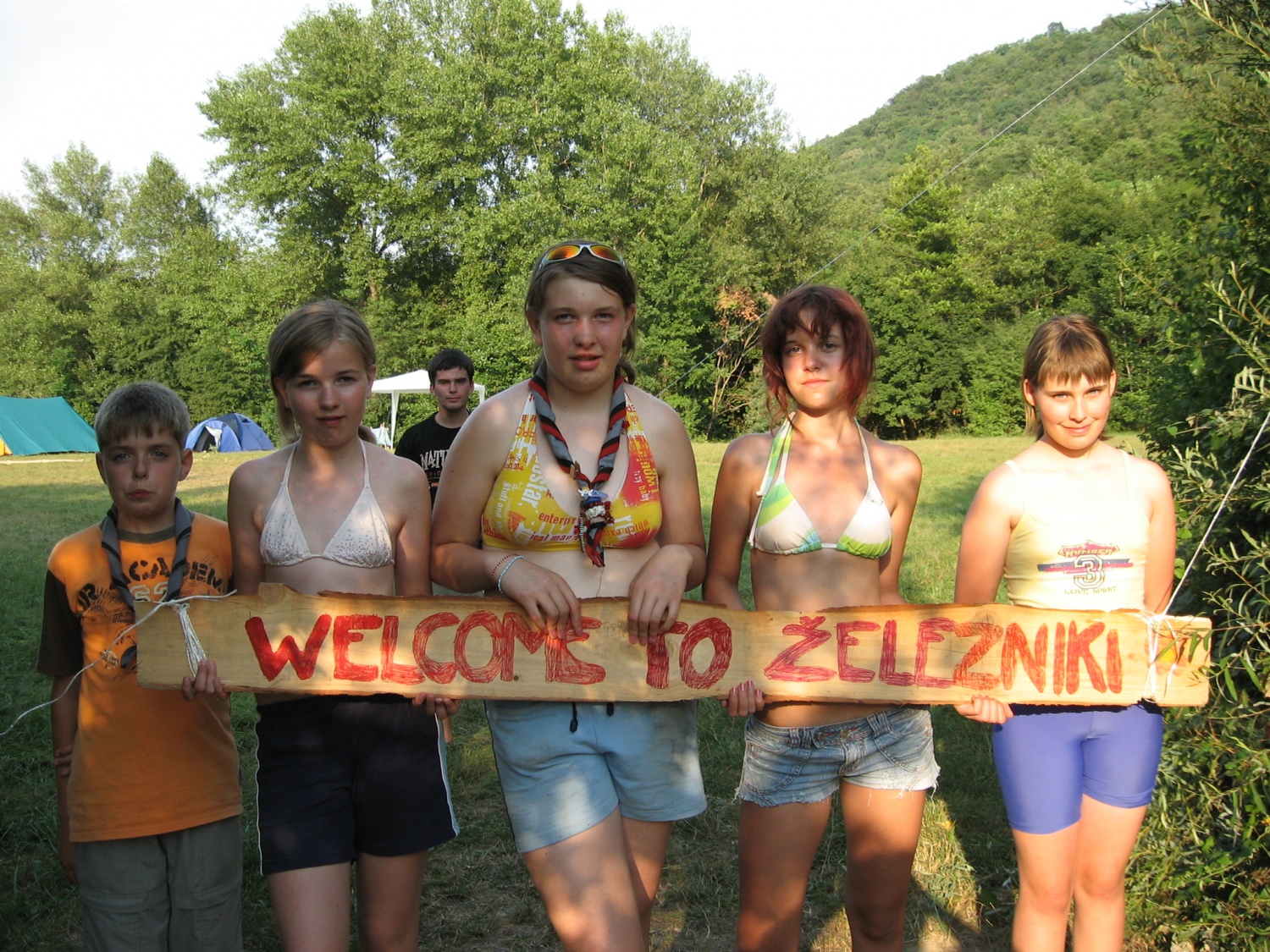 Utrinki iz našega tabora.