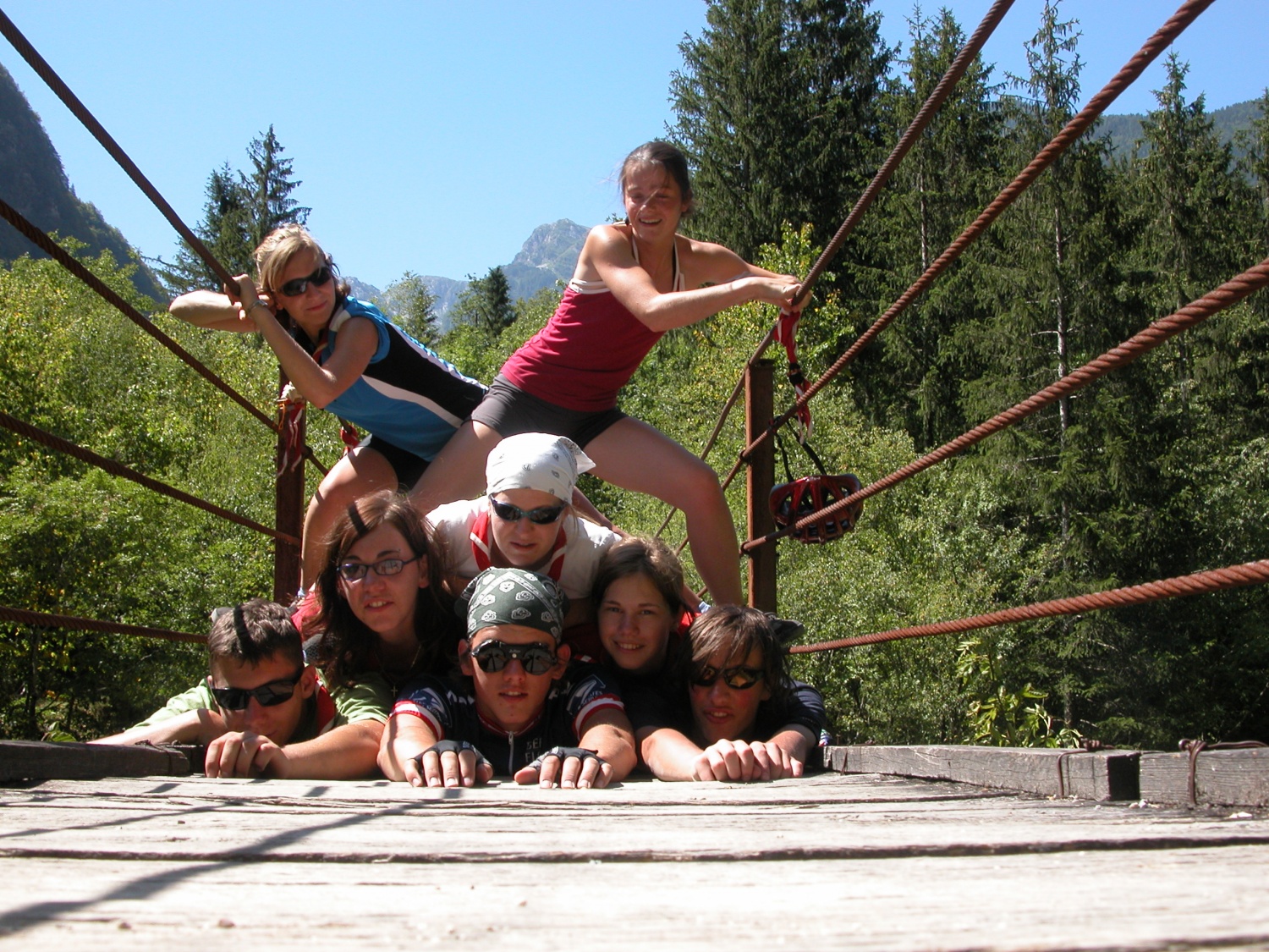 Polizani talarji na poti iz Komende, preko Vršiča do morja.