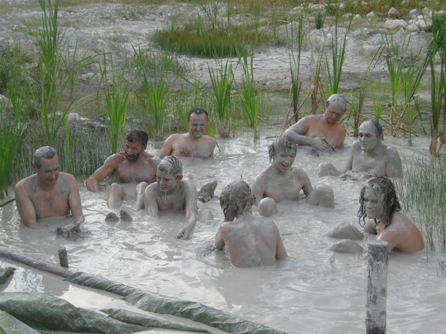 Tudi očkoti imajo radi blato
