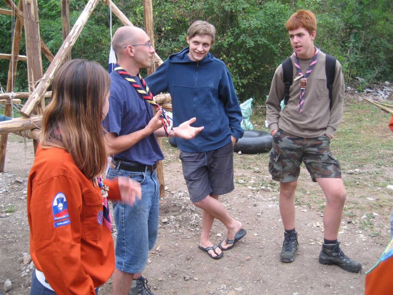 Slike s kraje zastave četi Kranj 1