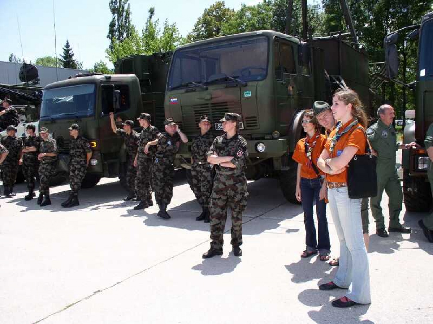 Slovesnost v Cerkljah ob Krki.