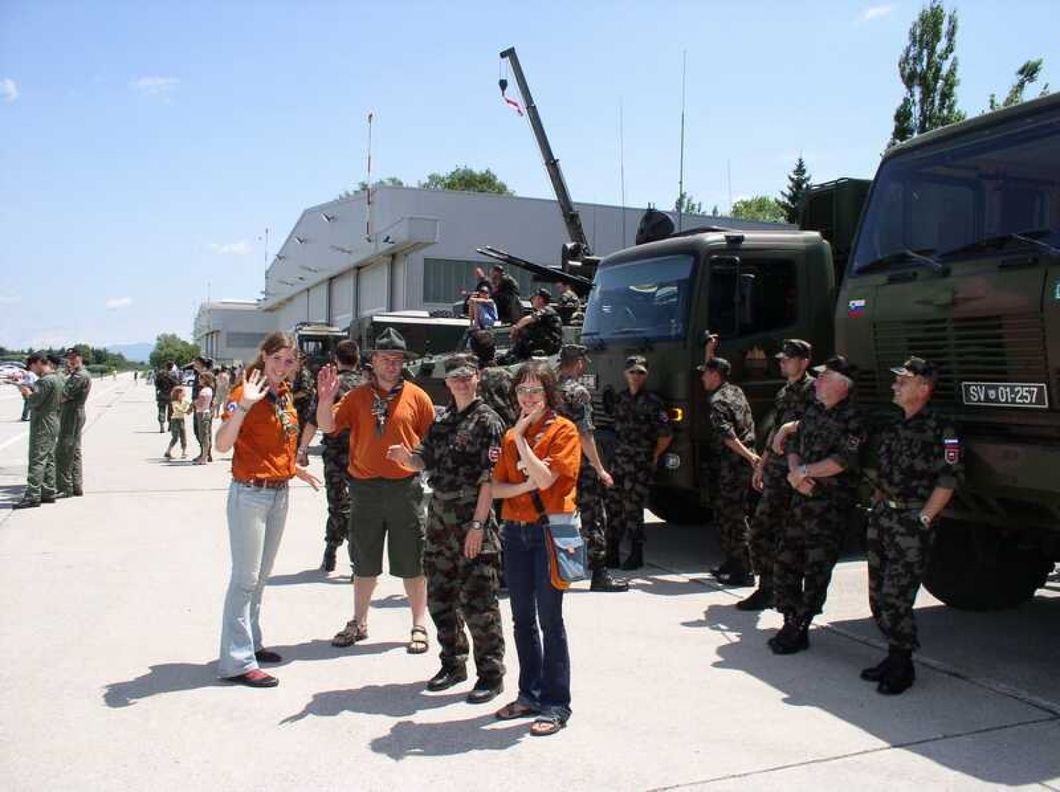 Slovesnost v Cerkljah ob Krki.