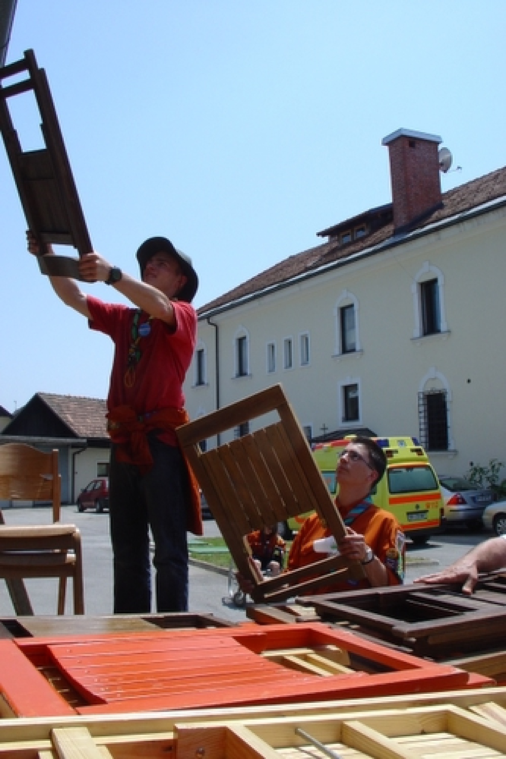 Pospravljanje stolov