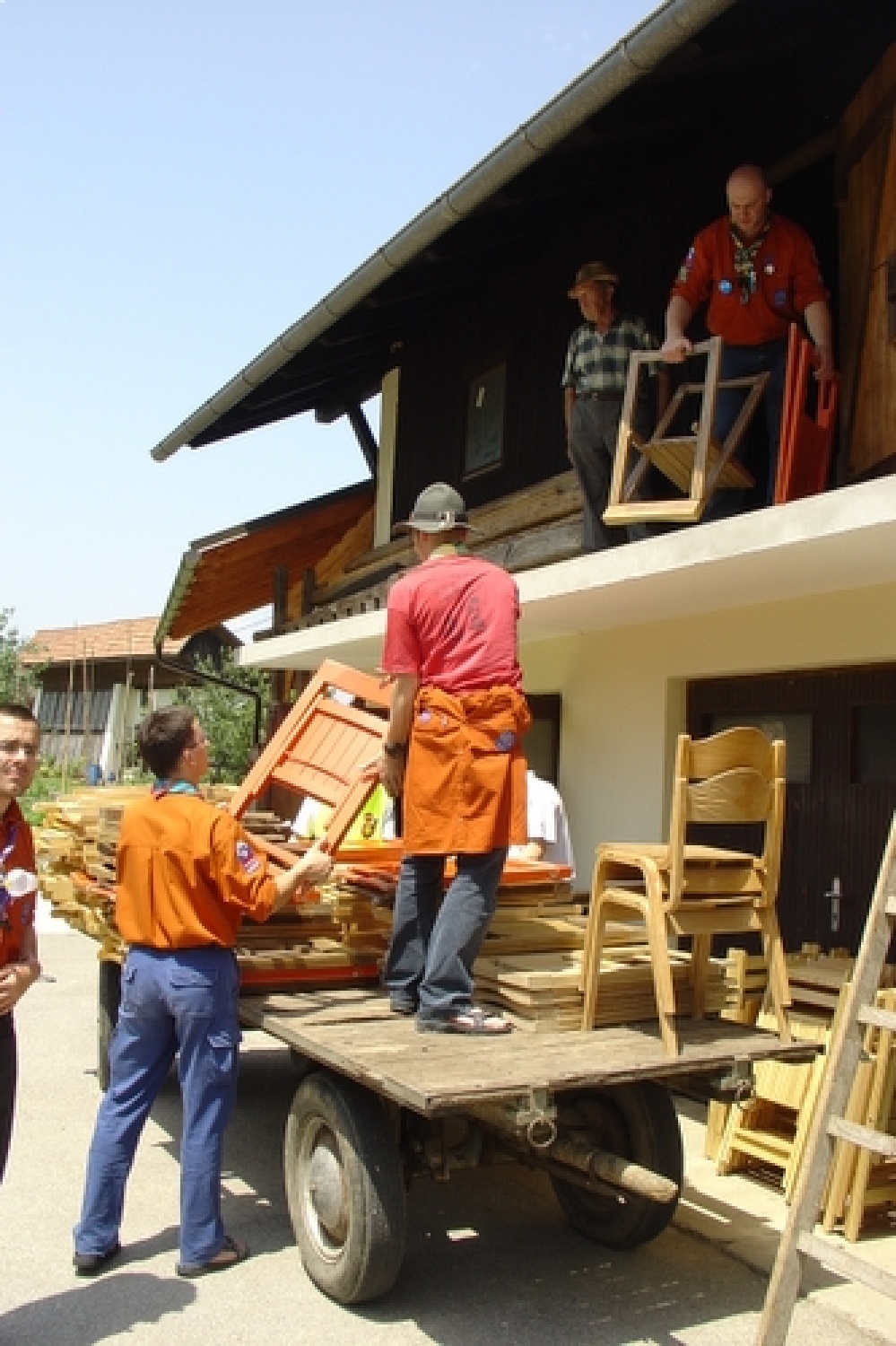 Pospravljanje stolov