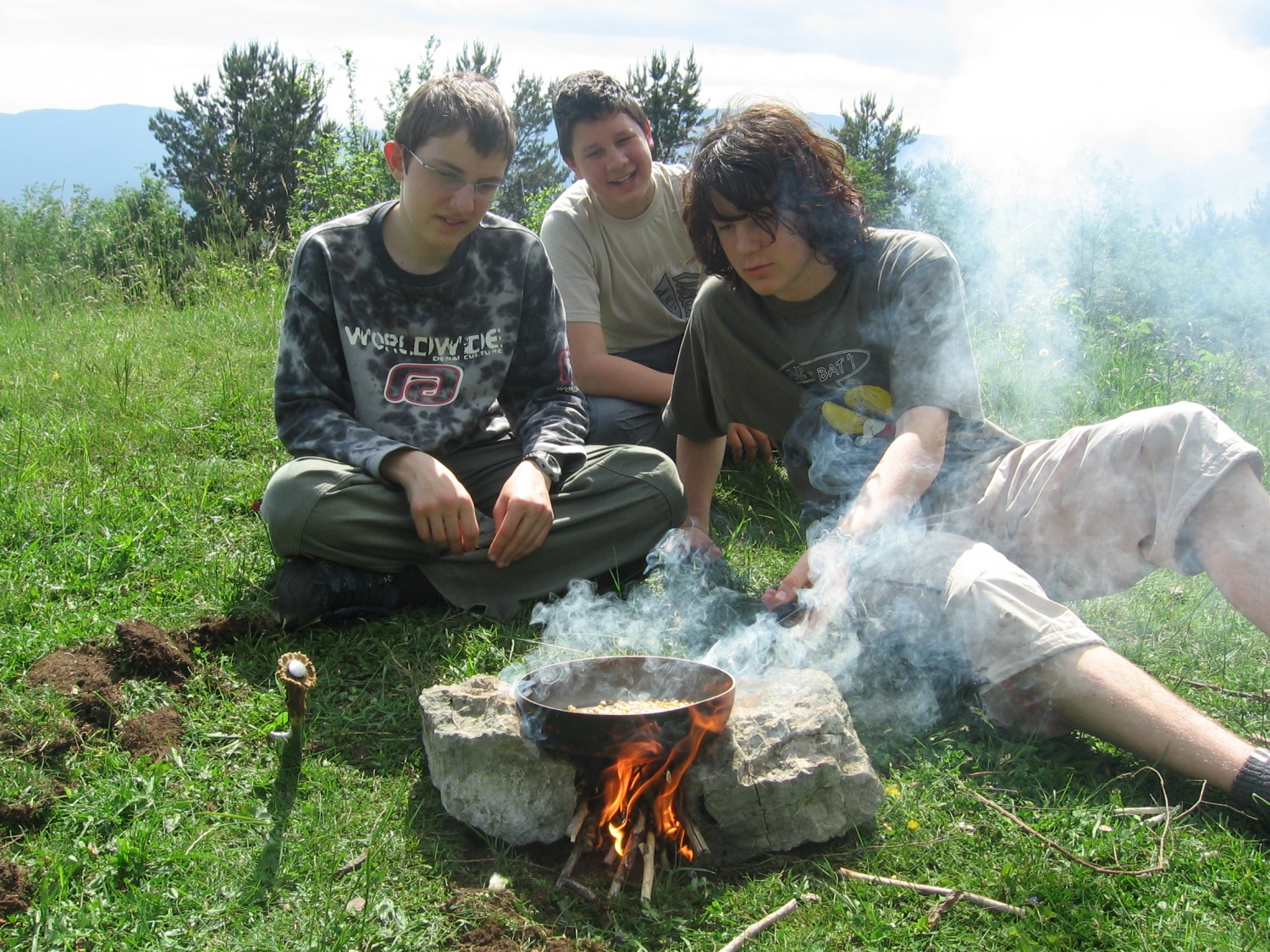 Utrinki iz peke kokic