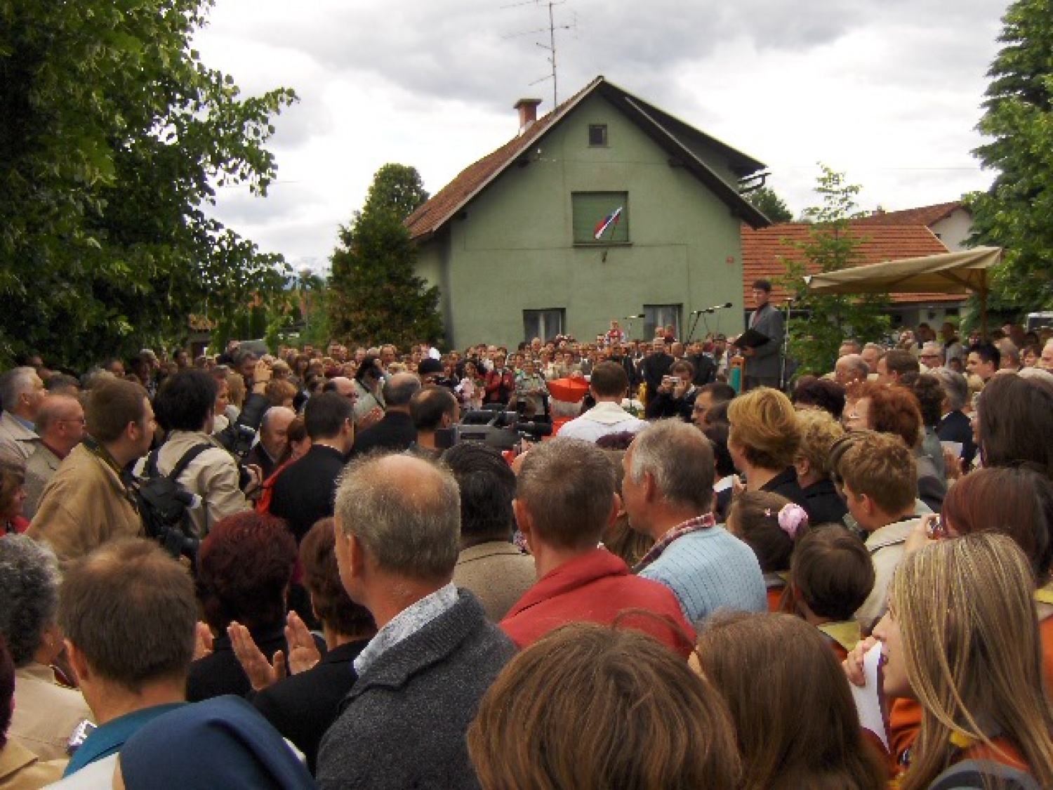 homški sončki na Rodici pri kardinalu