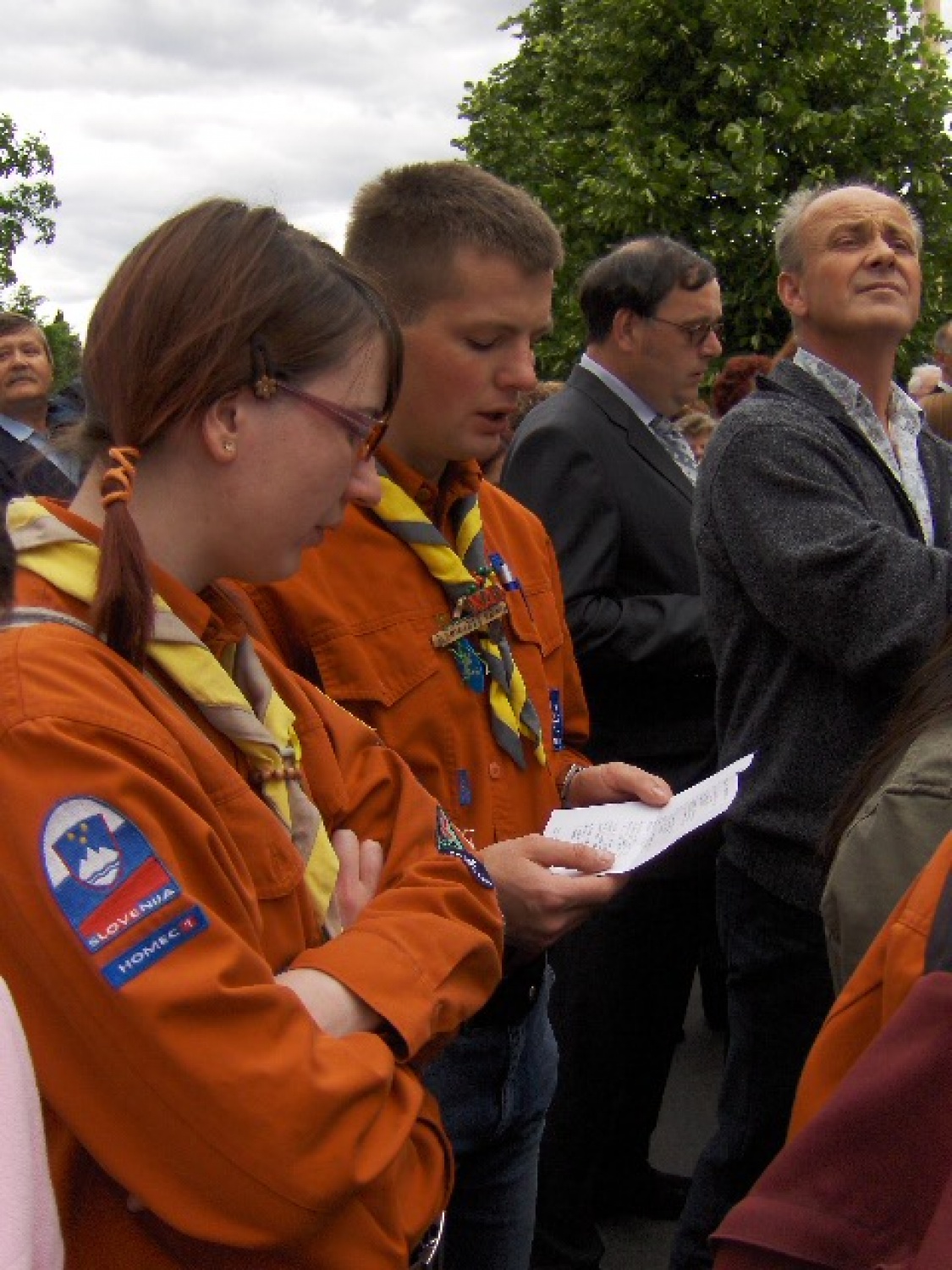 homški sončki na Rodici pri kardinalu