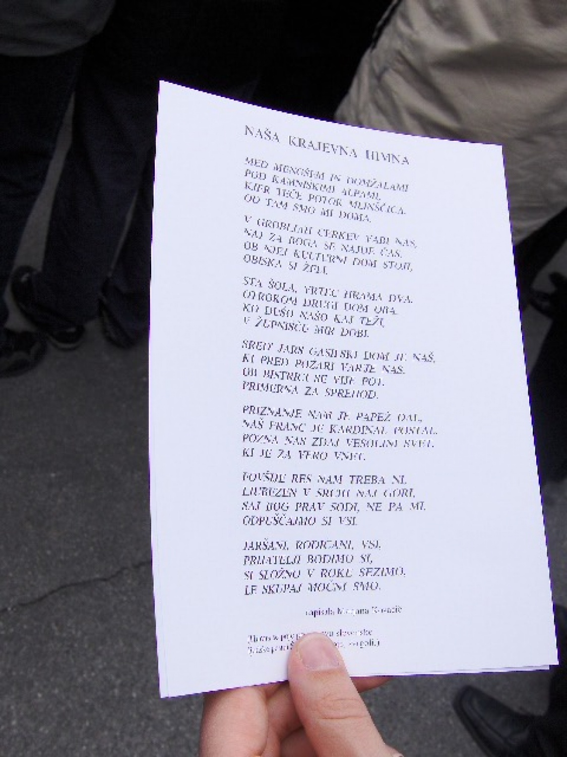 homški sončki na Rodici pri kardinalu