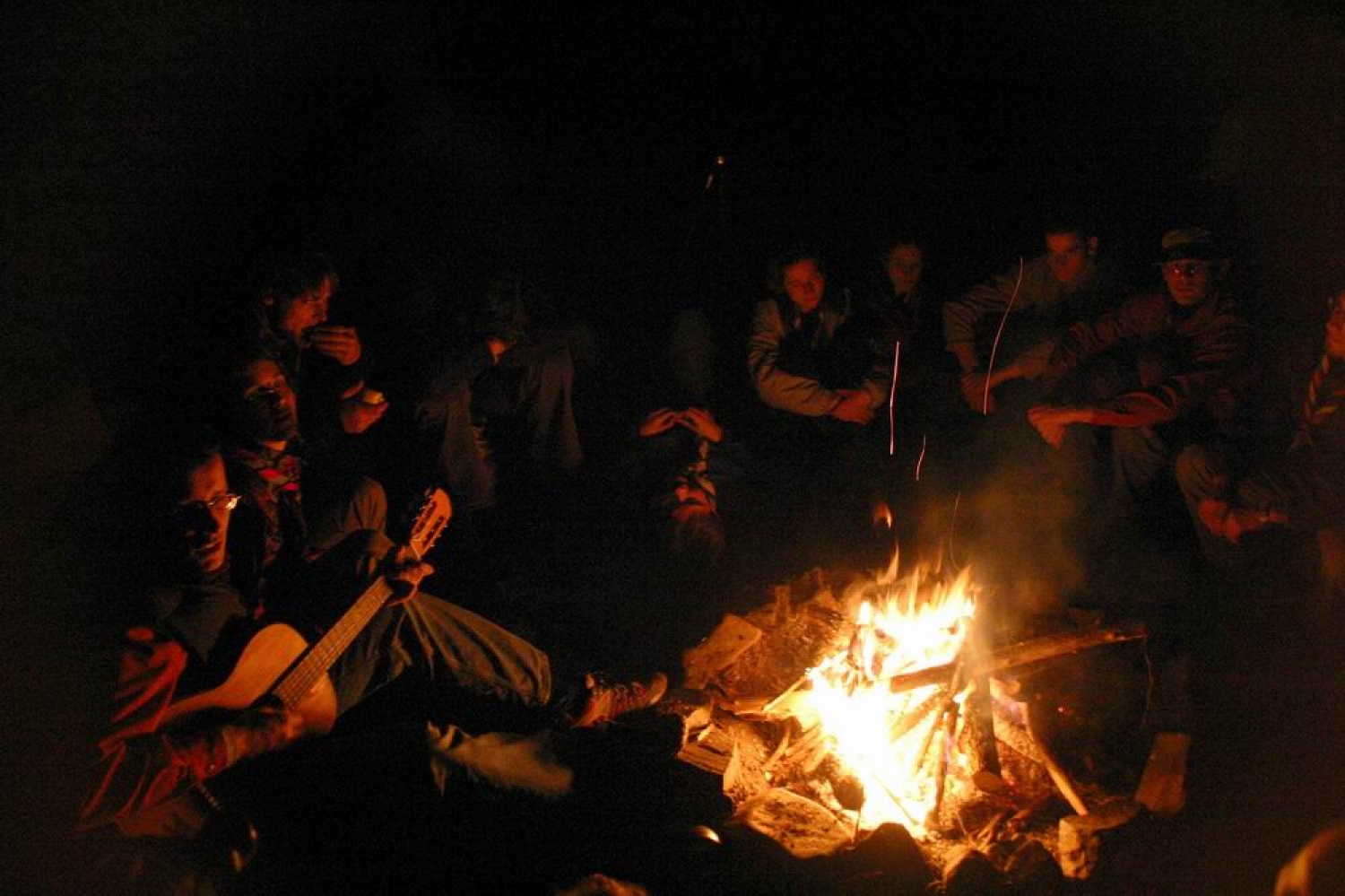 Fotografije z vikenda preživetja v naravi.
