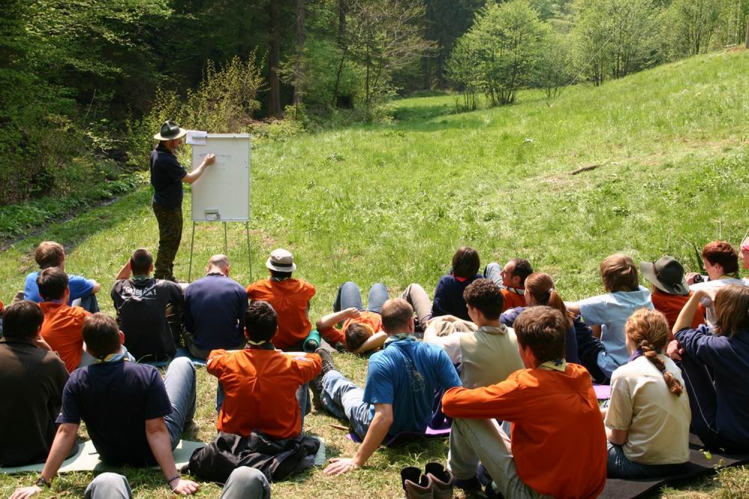 Fotografije z vikenda preživetja v naravi.