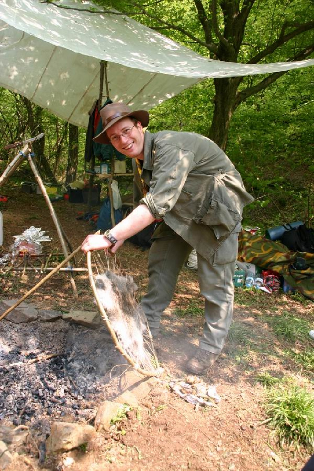 Fotografije z vikenda preživetja v naravi.
