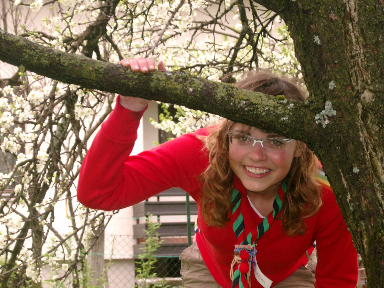 Daša skriva števulko