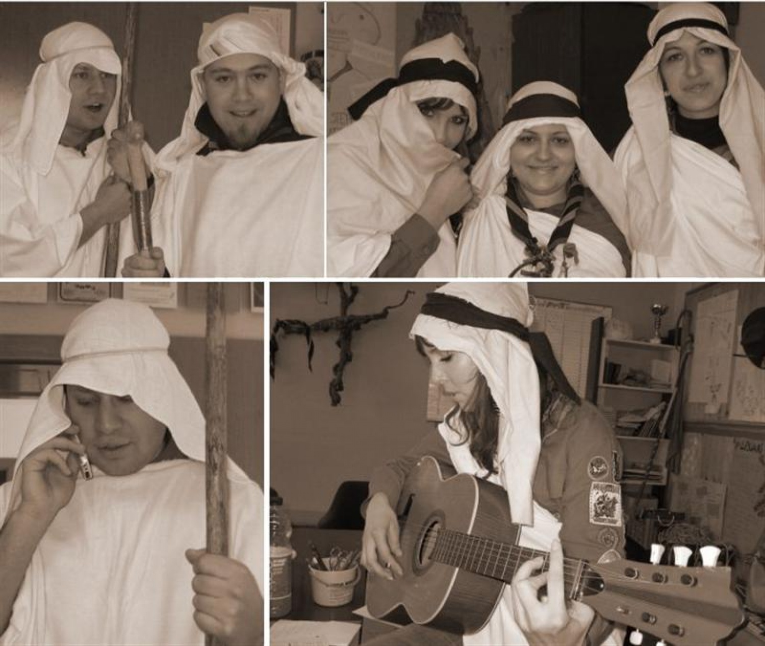 Velikonočni obisk skavtov v domu starejših občanov.