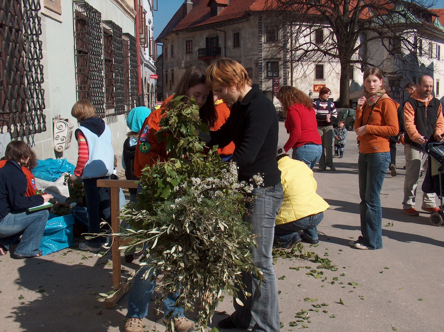 In pa še začetek butare iz zgornjega dela