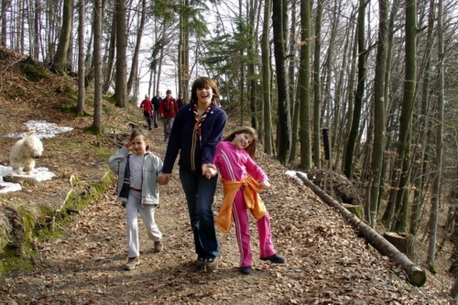 Skavti Triglavskega stega smo se ob Materinskem dnevu staršem zahvalili za njihovo podporo z izletom na Križno goro.