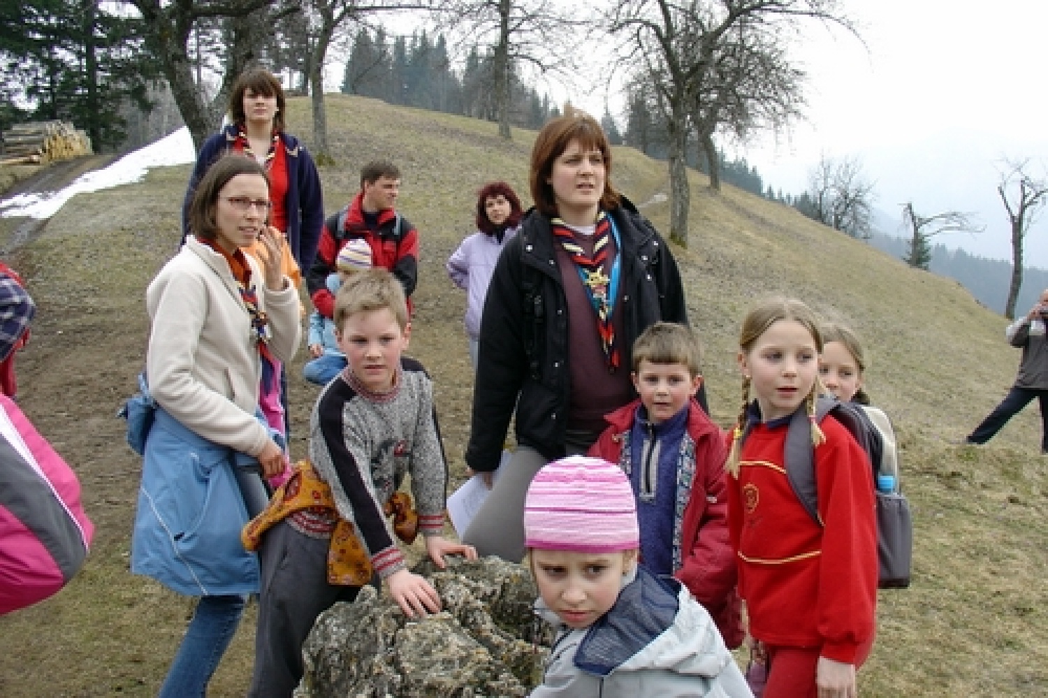Skavti Triglavskega stega smo se ob Materinskem dnevu staršem zahvalili za njihovo podporo z izletom na Križno goro.