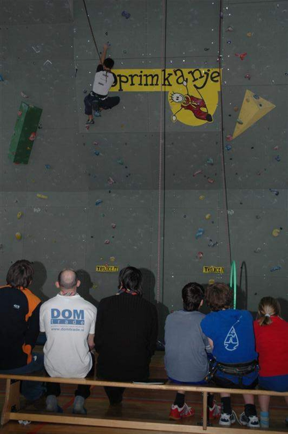 fotografije s šprtno-plezalnega tekmovanja