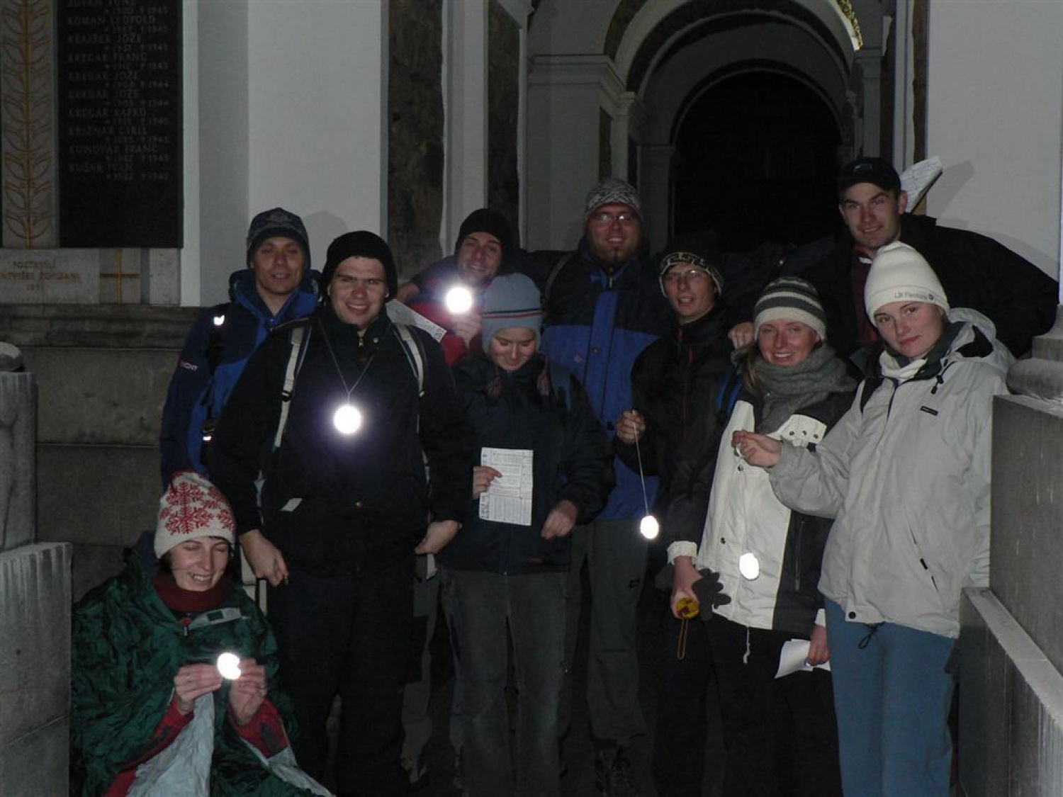 Skupinska slika na začetku