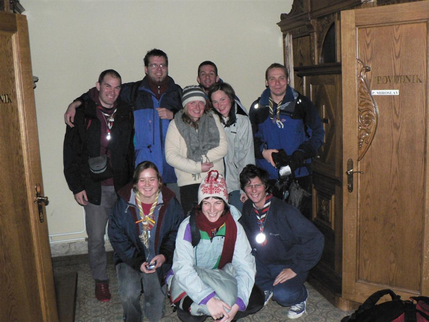 Skupinska slika prvič