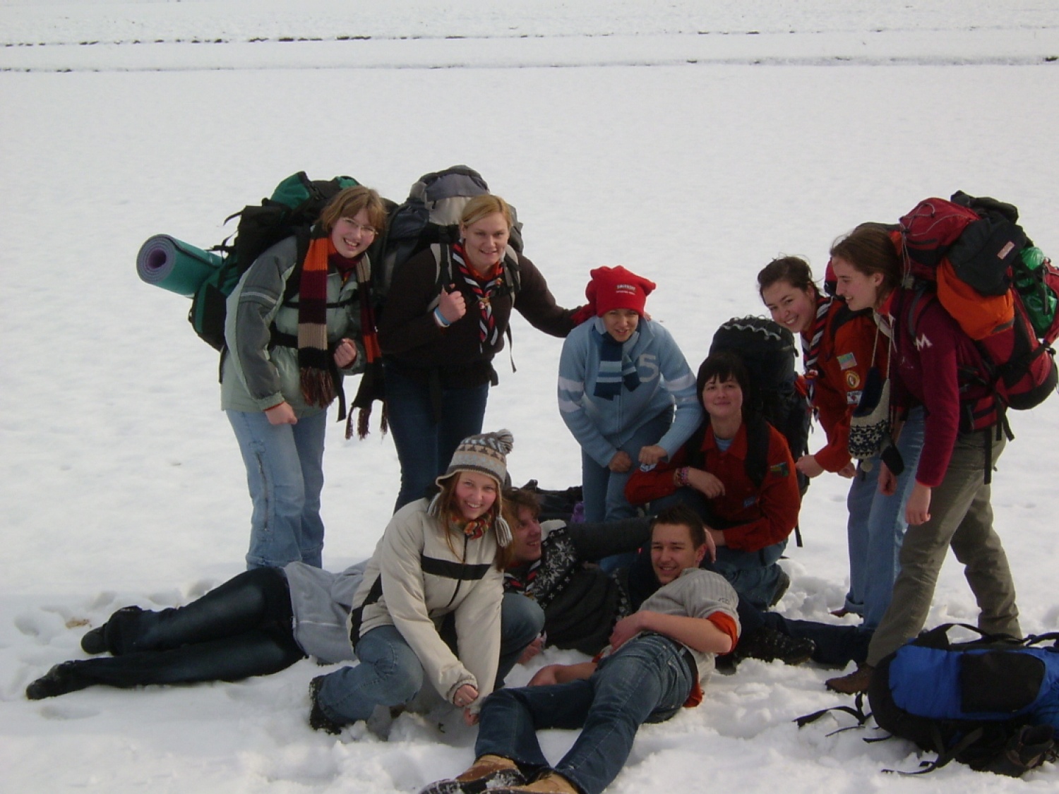 Skupinska slika klana Rdeči panter