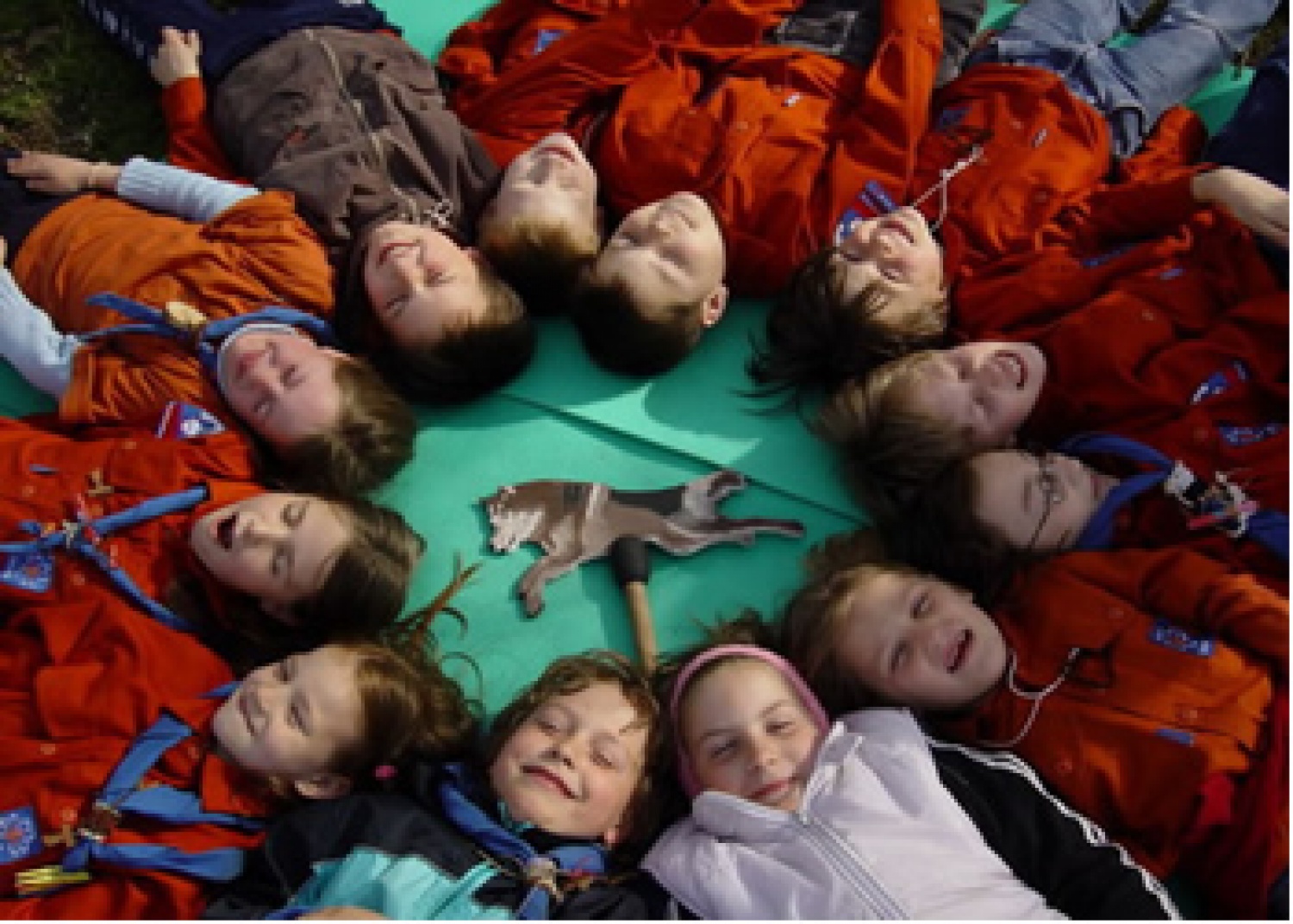 Obljubilo je 5 volčičev ter nekaj izvidnikov in vodnic.