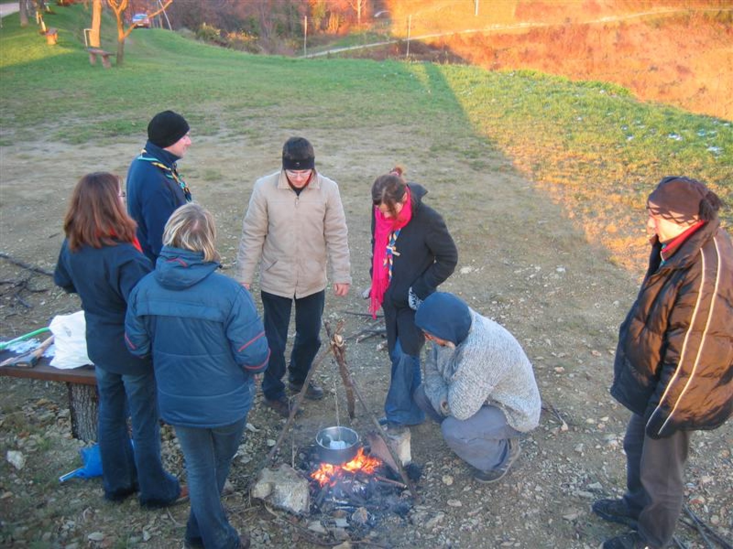 Čisto pravo skavtsko vzdušje...