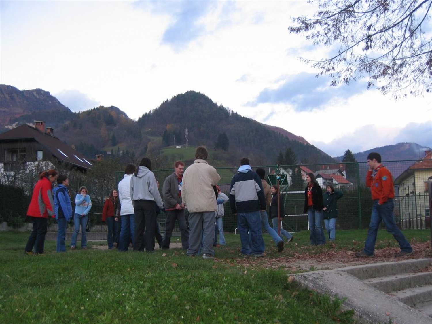 Vmes smo šli malo na zrak.