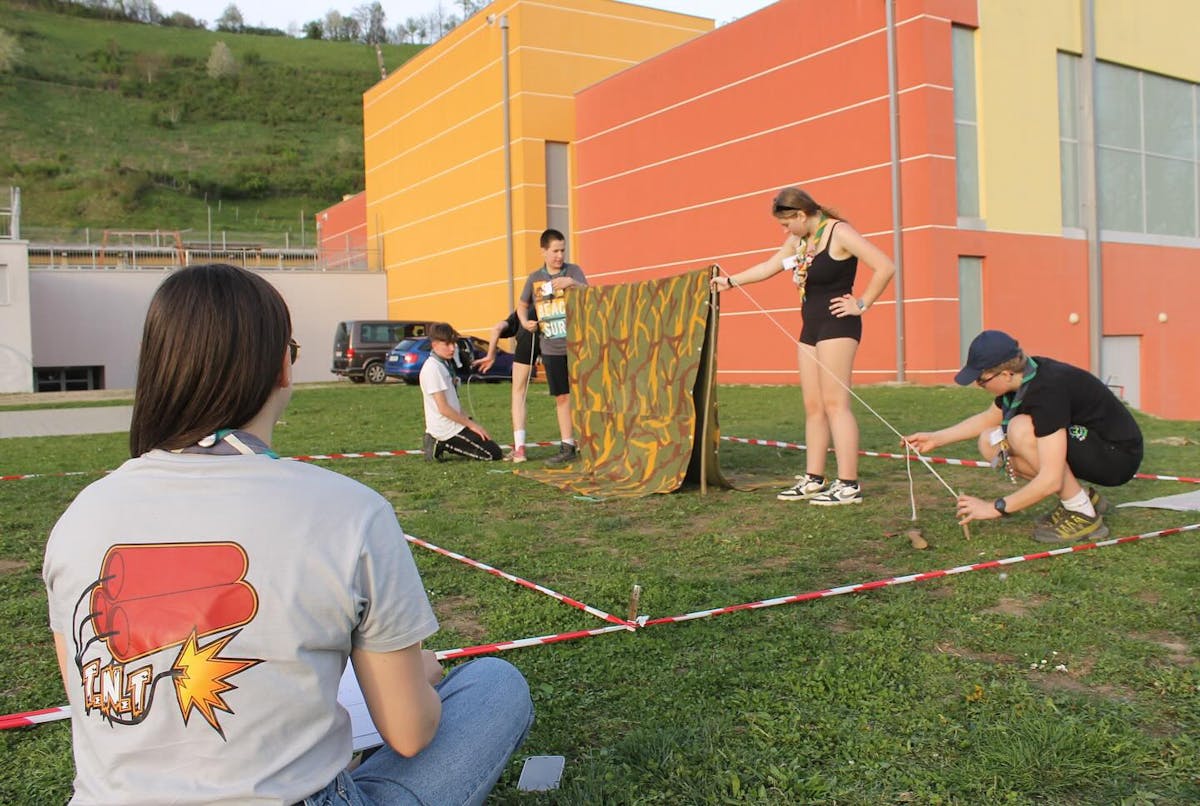 Napenjanje bivaka na TNTju