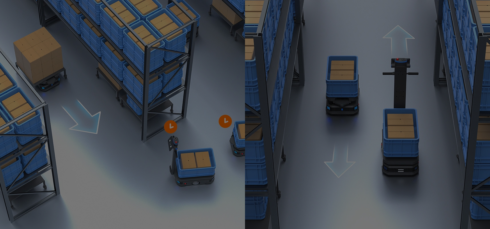 Navigazione intelligente SLAM + VSLAM