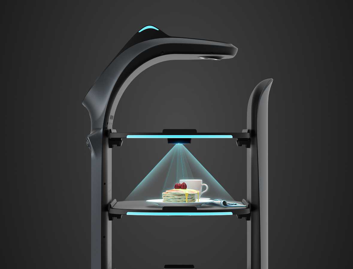 Riconoscimento piatti e trasmissione vocale