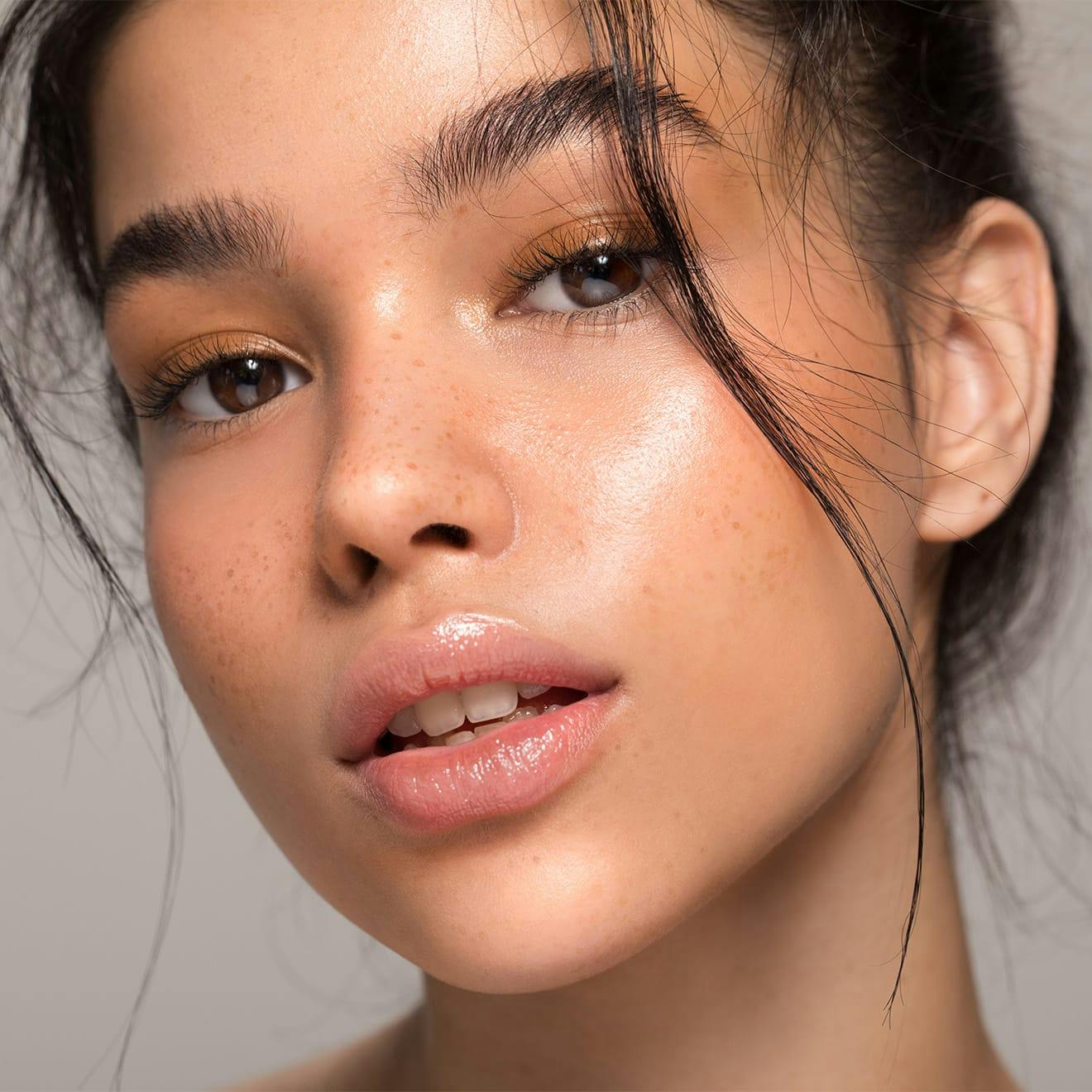 woman looking into the camera