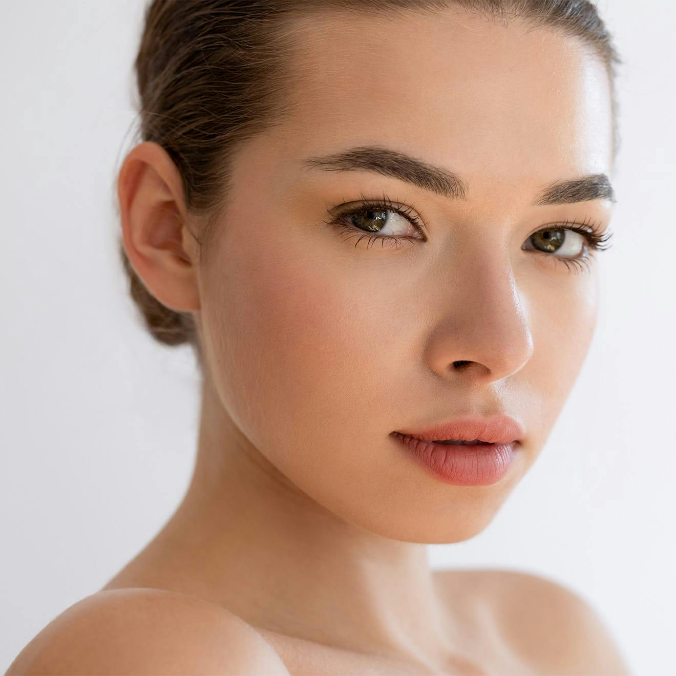 woman looking into the camera